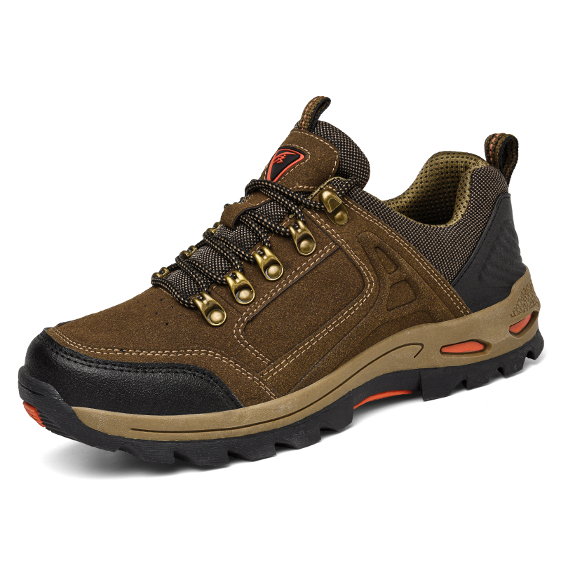 Men’s Non-Slip Hiking & Work Shoes, Wide Fit, Arch Support, Cushioned