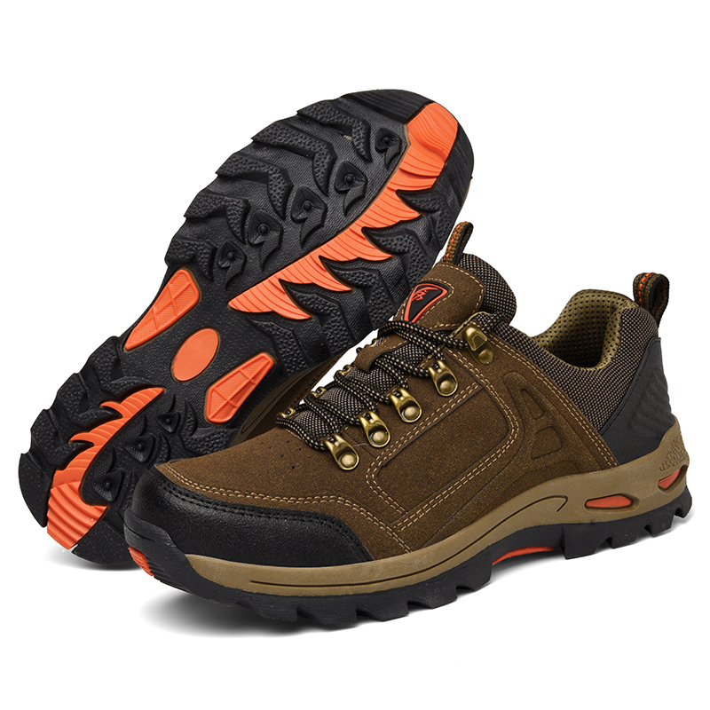Men’s Non-Slip Hiking & Work Shoes, Wide Fit, Arch Support, Cushioned