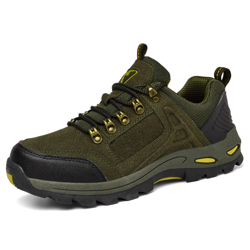 Men’s Non-Slip Hiking & Work Shoes, Wide Fit, Arch Support, Cushioned