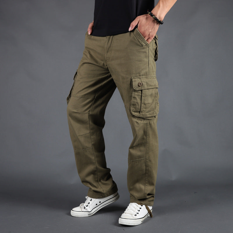 Men's Multi-Pocket Loose Cargo Pants