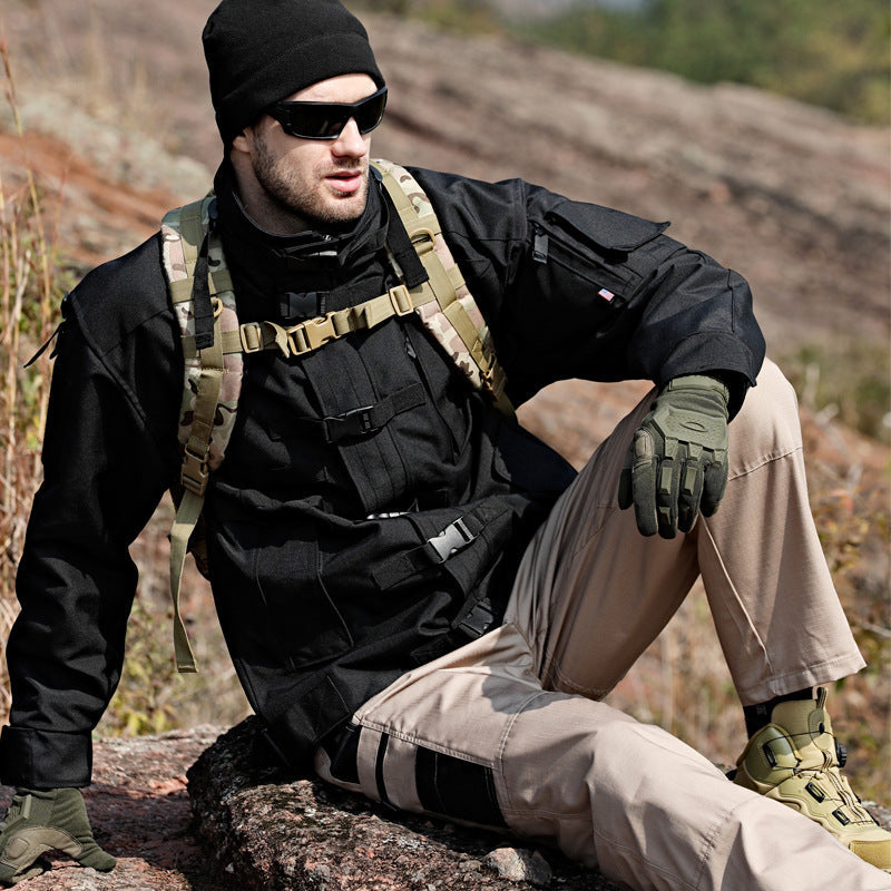 Men's Wear-resistant Training Multi-pocket Outdoor Pants