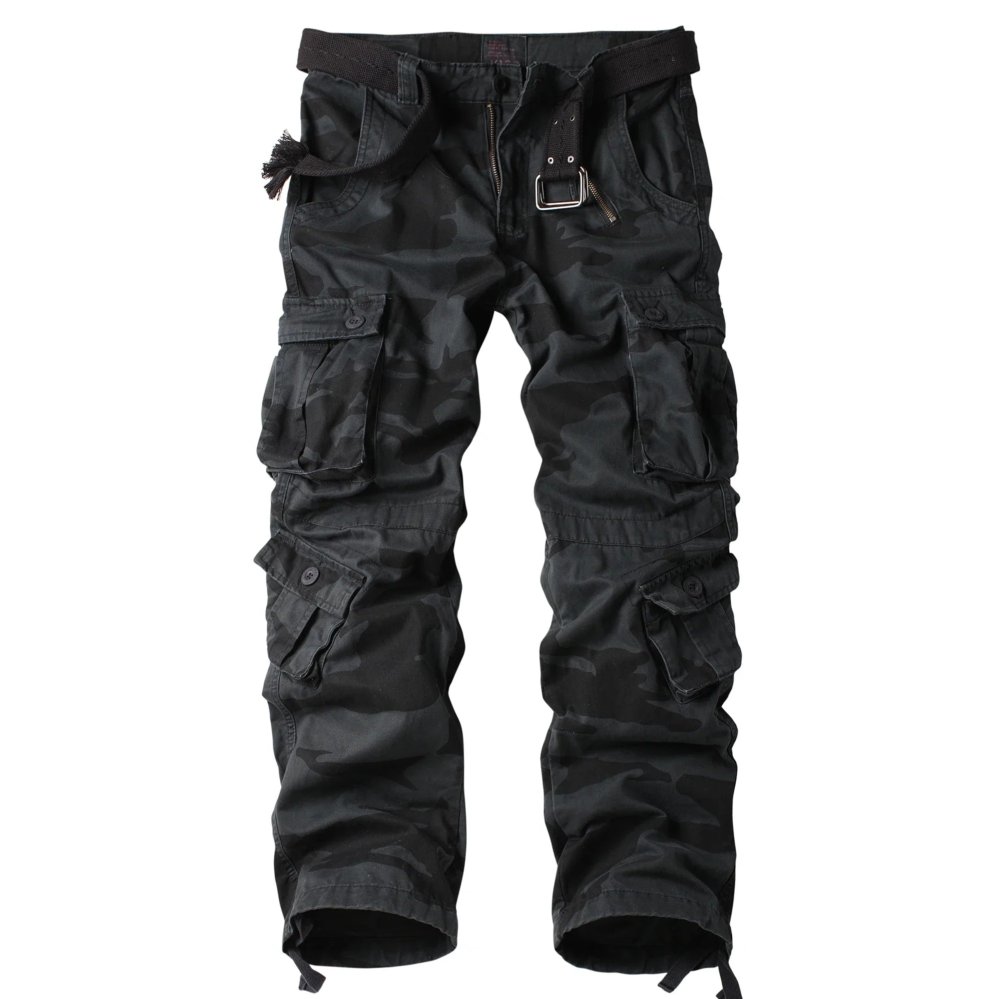 KangooSport Camo Cargo Tactical Pants, Multi-Pocket Outdoor Essentials