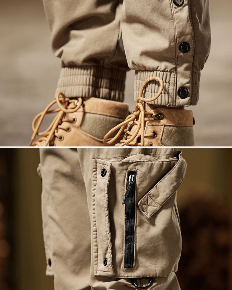 Kangoo Men's Multi-Pocket Cargo Pants