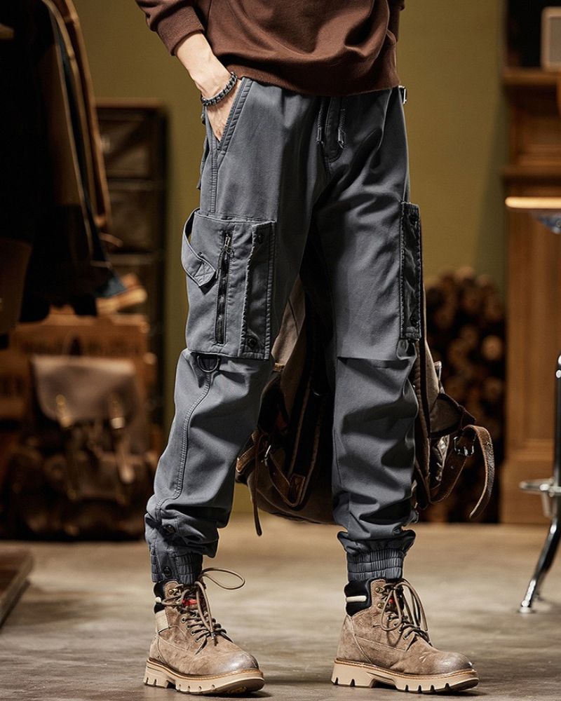 Kangoo Men's Multi-Pocket Cargo Pants