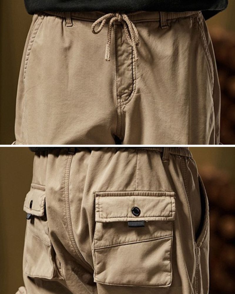 Kangoo Men's Multi-Pocket Cargo Pants