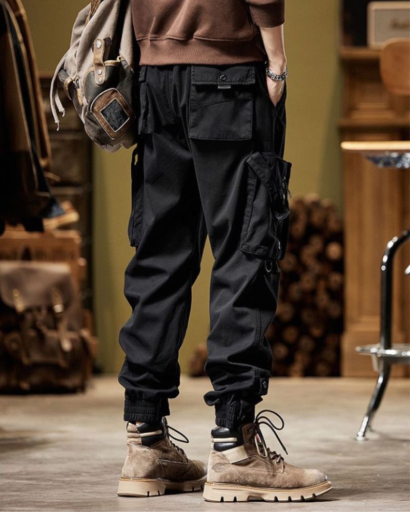 Kangoo Men's Multi-Pocket Cargo Pants