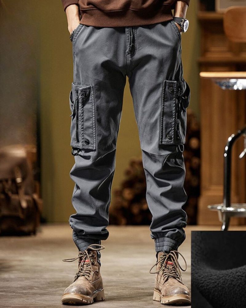 Kangoo Men's Multi-Pocket Cargo Pants