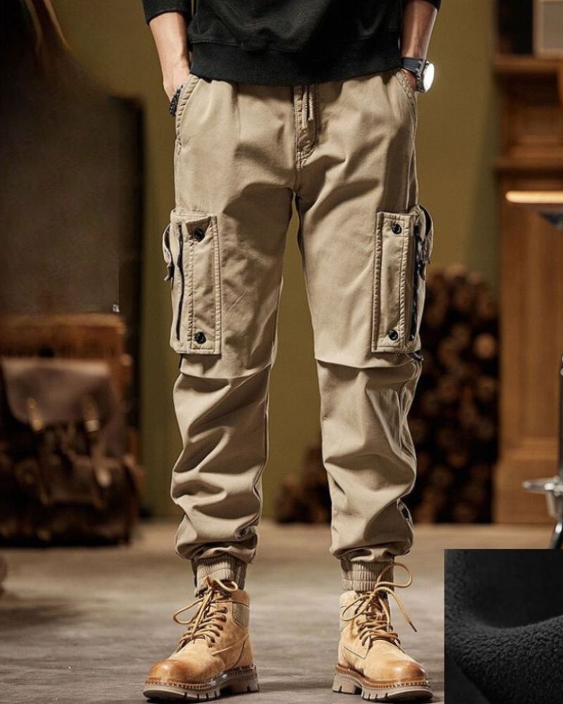 Kangoo Men's Multi-Pocket Cargo Pants