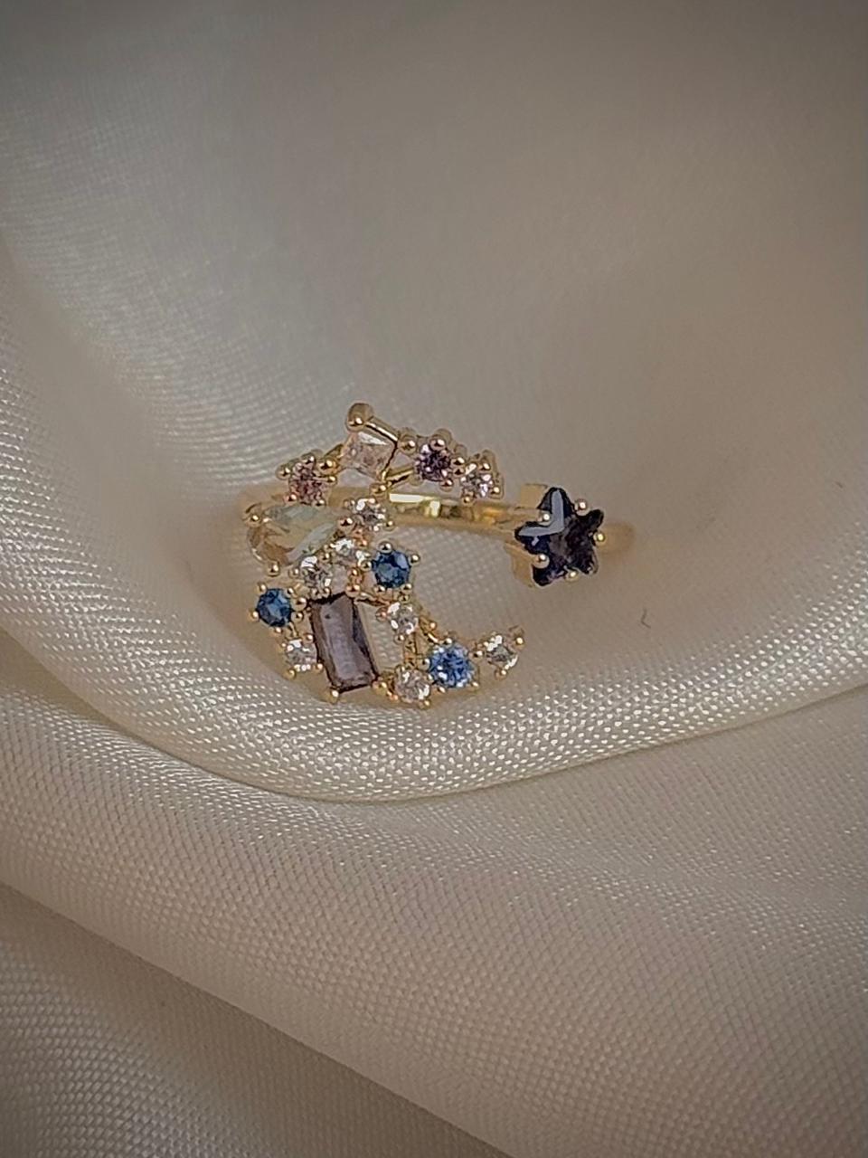 Purple Nebula Dreamy Ring