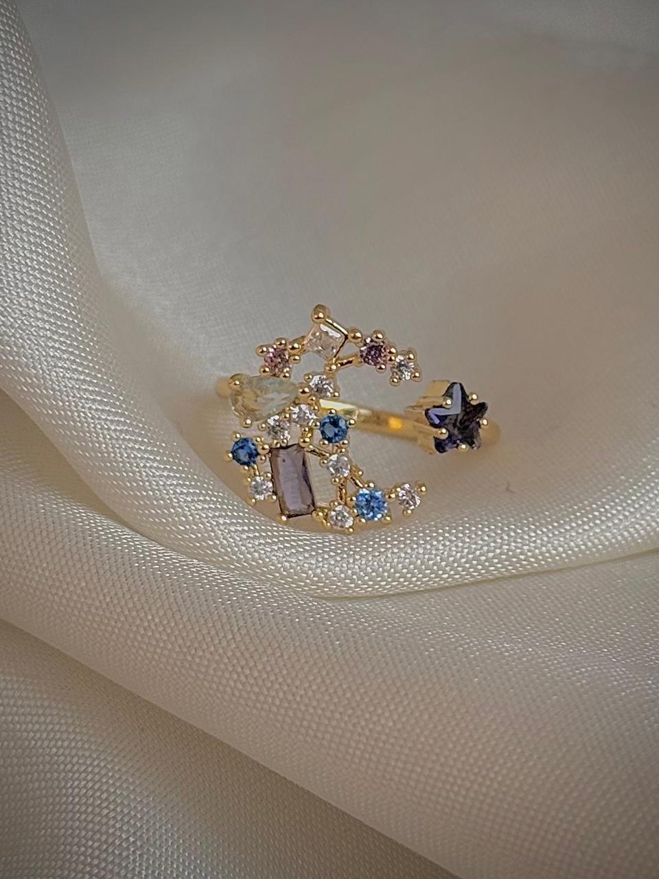 Purple Nebula Dreamy Ring
