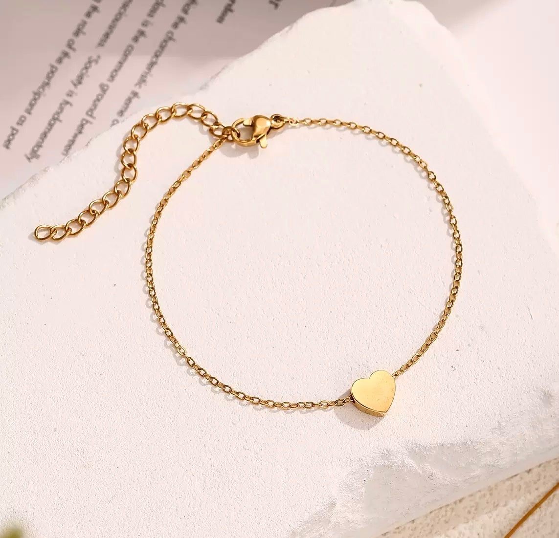 In golden love! Bracelet