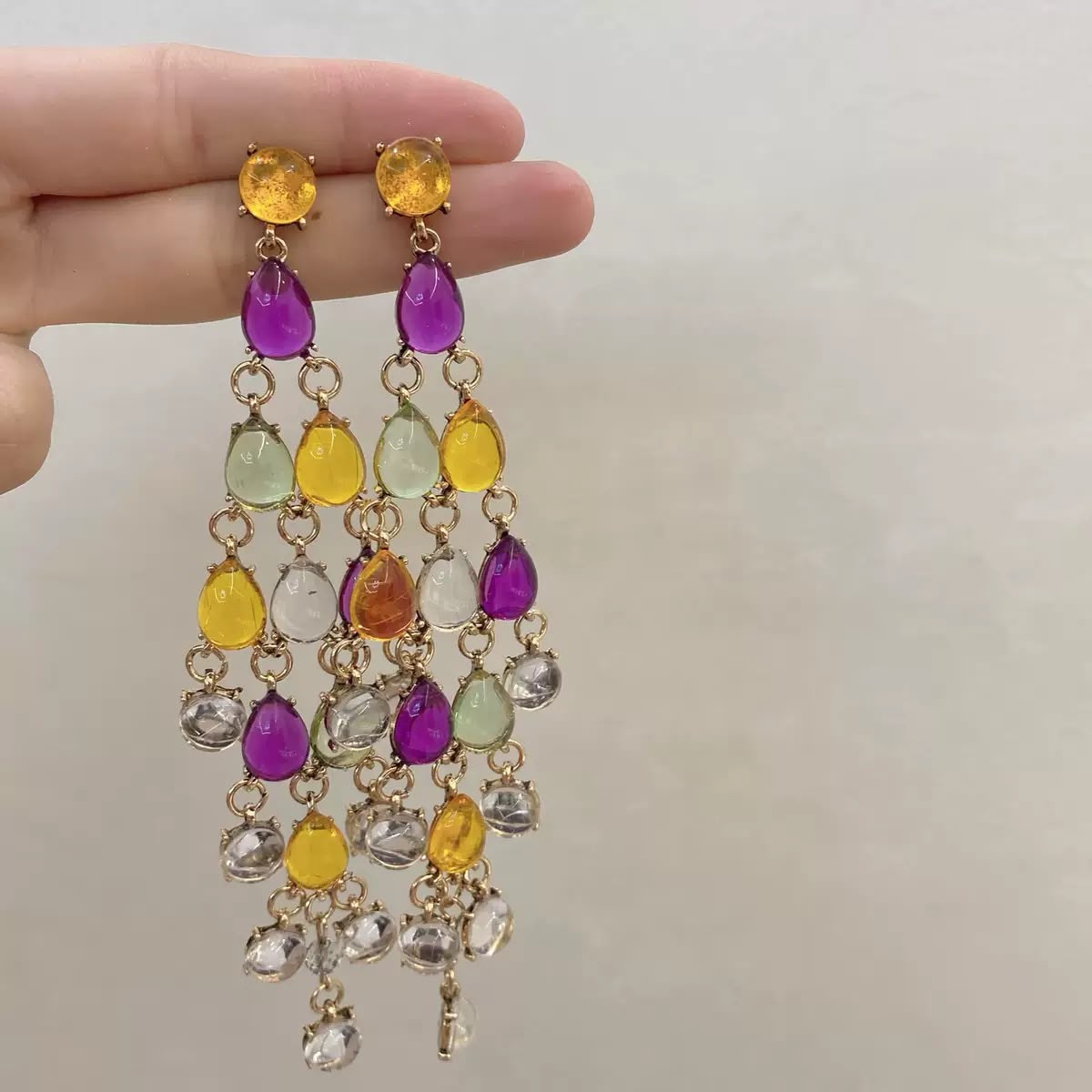 Extra Chatpati Whimsical Long Drop Earrings