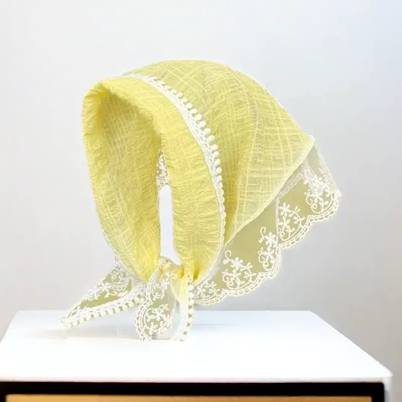 Buttercup Meadow Lace Headscarf Bandana
