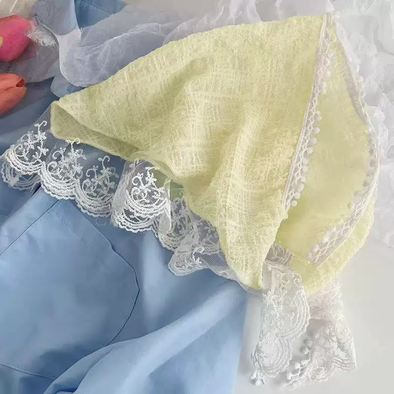 Buttercup Meadow Lace Headscarf Bandana