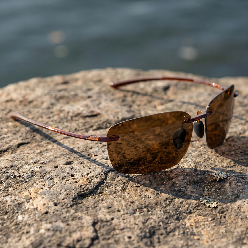Ultralight Rimless Polarized Sunglasses | UV400
